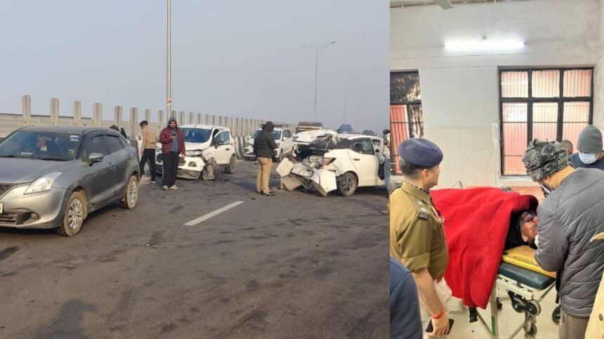 यूपी-के-बागपत-में-हुआ-बड़ा-हादसा,-कई-गाड़ियां-आपस-में-टकराईं,-दर्जन-भर-से-ज्यादा-लोग-बुरी-तरह-घायल