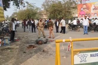 मालेगांव-में-पुलिस-परेड-ग्राउंड-के-पास-हुआ-जोरदार-विस्फोट,-5-लोग-घायल