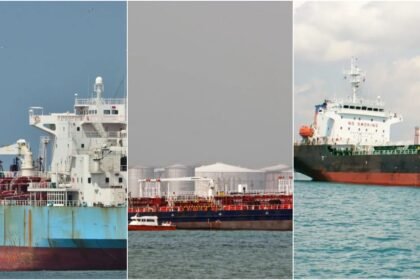 मुंबई-के-समंदर-में-इंटरनेशनल-ऑयल-तस्करी-का-भंडाफोड़,-इंडियन-कोस्ट-गार्ड-ने-3-विदेशी-जहाजों-को-पकड़ा,-सभी-में-था-तेल