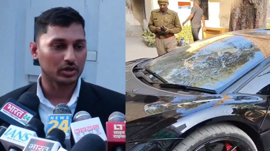 कानपुर-लेम्बोर्गिनी-एक्सीडेंट-केस-में-नया-मोड़!-आरोपी-का-वकील-बोला-शिवम-मिश्रा-नहीं-उसका-ड्राइवर-चला-रहा-था-गाड़ी