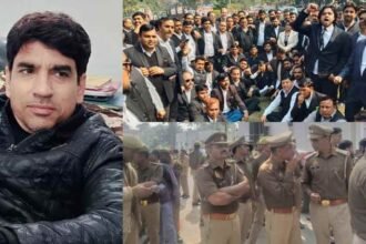 farooq-murder-case:-अधिवक्ताओं-ने-नहीं-तोड़ी-हड़ताल,-कलक्ट्रेट-पर-प्रदर्शन,-हत्यारोपी-के-संपत्ति-की-होगी-जांच