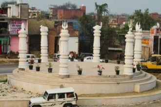काशी-में-‘शंख-चौराहा’:-मोहनसराय-में-रखा-जाएगा-दो-मंजिला-मकान-जितना-ऊंचा-और-ट्रक-से-लंबा-शंख,-भव्य-होगा-नजारा