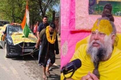 up:-थार-संग-दो-कारों-को-90-km-तक-कमर-से-बांधकर-खींचा,-तब-वृंदावन-पहुंचे-गौरव;-संत-प्रेमानंद-से-मिला-आशीर्वाद