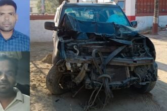 मऊ-में-भीषण-हादसा:-एक-ही-गांव-के-तीन-युवकों-की-मौत,-अस्पताल-में-खाना-पहुंचाकर-लौट-रहे-थे-तीनों-दोस्त