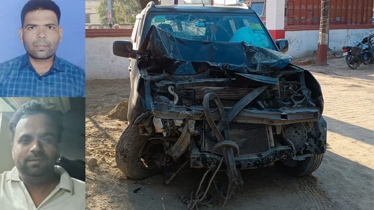 मऊ-में-भीषण-हादसा:-एक-ही-गांव-के-तीन-युवकों-की-मौत,-अस्पताल-में-खाना-पहुंचाकर-लौट-रहे-थे-तीनों-दोस्त
