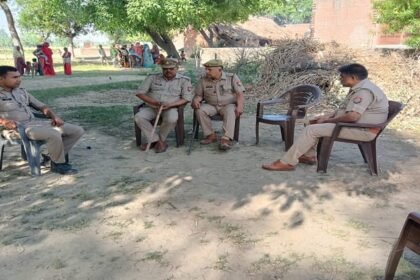 pilibhit-news:-आंबेडकर-जयंती-पर-बाबा-साहब-की-प्रतिमा-हटाने-से-कबूलपुर-गांव-में-तनाव,-पुलिस-तैनात