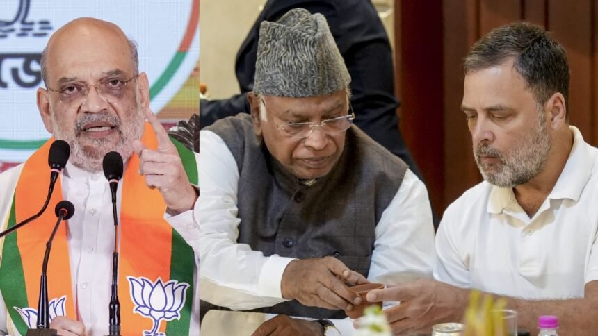 ‘राहुल-बाबा-के-असर-से-खरगे-जी-की-भाषा-बिगड़-गई’,-अमित-शाह-ने-बंगाल-में-कांग्रेस-पर-साधा-निशाना