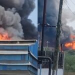 झगड़िया-gidc-में-भीषण-हादसा,-मेट्रोपोलिटन-एक्सीकेम-कंपनी-में-ब्लास्ट-के-बाद-आग