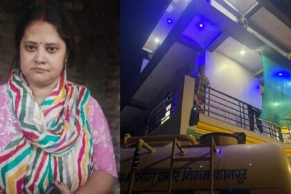 kanpur:-एक-साल-से-चोक-थी-सीवर-लाइन,-परेशान-महिला-जान-देने-तीसरी-मंजिल-पर-चढ़ी,-आधी-रात-से-शुरू-हुई-सफाई