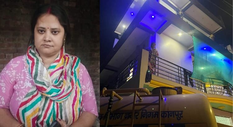 kanpur:-एक-साल-से-चोक-थी-सीवर-लाइन,-परेशान-महिला-जान-देने-तीसरी-मंजिल-पर-चढ़ी,-आधी-रात-से-शुरू-हुई-सफाई