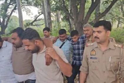 sitapur-news:-पुलिस-मुठभेड़-में-50-50-हजार-के-इनामी-दो-बदमाश-गिरफ्तार,-चोरी-के-सात-लाख-से-अधिक-के-जेवर-बरामद