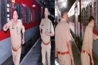 aligarh-station:-ट्रेन-आते-ही-प्लेटफॉर्म-पर-दौड़ी-पुलिस,-इस-बोगी-में-है-यहां-देखो,-दबोच-लिए-लूट-के-दो-आरोपी