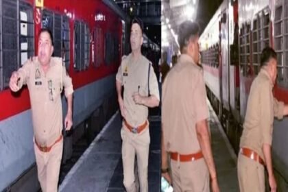 aligarh-station:-ट्रेन-आते-ही-प्लेटफॉर्म-पर-दौड़ी-पुलिस,-इस-बोगी-में-है-यहां-देखो,-दबोच-लिए-लूट-के-दो-आरोपी