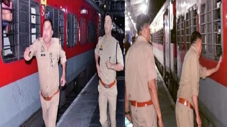aligarh-station:-ट्रेन-आते-ही-प्लेटफॉर्म-पर-दौड़ी-पुलिस,-इस-बोगी-में-है-यहां-देखो,-दबोच-लिए-लूट-के-दो-आरोपी