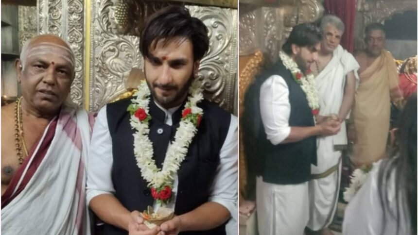 ‘डॉन-3’-विवाद-के-बीच-चामुंडेश्वरी-मंदिर-पहुंचे-रणवीर-सिंह,-देवी-मां-के-चरणों-में-टेका-माथा,-hc-ने-दिए-थे-निर्देश