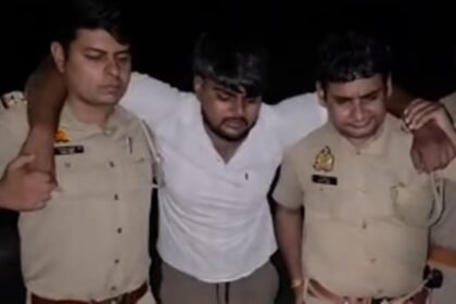 moradabad:-चाैकी-के-सामने-सेवानिवृत्त-दरोगा-के-बेटे-को-मारी-गोली,-25-हजार-का-इनामी-मुठभेड़-में-गिरफ्तार