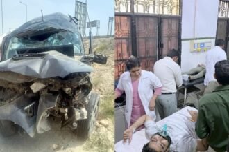 गंगा-एक्सप्रेसवे-हादसा:-कश्मीर-घूम-लखनऊ-लौट-रहा-था-परिवार,-झपकी-से-डिवाइडर-में-घुसी-कार,-इस-वजह-से-गई-तीन-जान