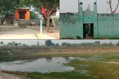 agra:-तालाब-की-जमीन-पर-बना-दिया-मंदिर,-मस्जिद-और-मजार,-ध्वस्त-करने-की-तैयारी;-सात-दिन-का-दिया-समय