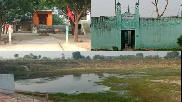agra:-तालाब-की-जमीन-पर-बना-दिया-मंदिर,-मस्जिद-और-मजार,-ध्वस्त-करने-की-तैयारी;-सात-दिन-का-दिया-समय