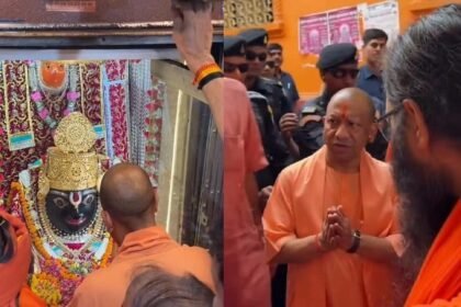 धर्मनगरी-में-cm-योगी:-कामदगिरि-की-परिक्रमा-की,-मांगा-जनकल्याण-का-आशीष,-बंदरों-को-खिलाया-प्रसाद,-गूंजे-जयकारे