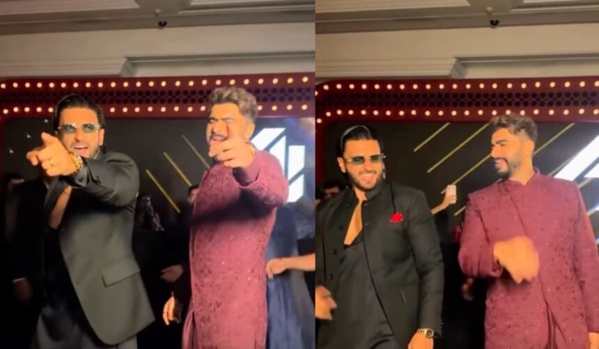 अंशुला-कपूर-की-रिसेप्शन-पार्टी-में-छाई-रणवीर-अर्जुन-की-जोड़ी,-‘तूने-मारी-एंट्रियां’-पर-किया-धमाकेदार-डांस