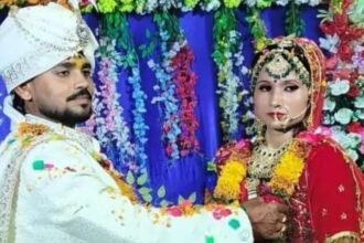 पति-के-साथ-लौट-रही-नवविवाहिता-की-बाइक-में-साड़ी-फंसने-से-हुई-दर्दनाक-मौत,-मेहंदी-लगे-हाथ-देख-लोगों-के-सहमे-दिल