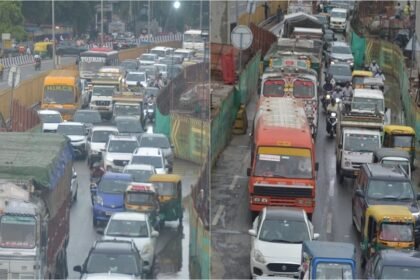 स्मार्ट-सिटी-आगरा-का-हाल:-बारिश-से-पानी-पानी-हुआ-शहर,-जाम-से-थमी-रफ्तार;-हाईवे-से-एमजी-रोड-तक-घंटों-फंसे-लोग
