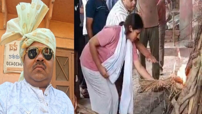 aligarh-news:-पिता-की-अंतिम-यात्रा-में-बेटी-ने-निभाया-बेटे-का-फर्ज,-निमि-के-कंधे-पर-विदा-हुए-उसके-पापा