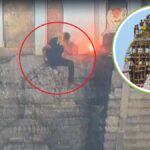 श्री-जगन्नाथ-मंदिर-के-ऊपरी-हिस्से-पर-चढ़ा-नकाबपोश-युवक-और-जाकर-बैठ-गया,-मचा-हड़कंप