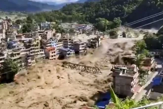 नेपाल के रसुवा में भोटेकोशी नदी की बाढ़ के बाद तबाही और यूपी में सीएम योगी के अलर्ट के निर्देश
